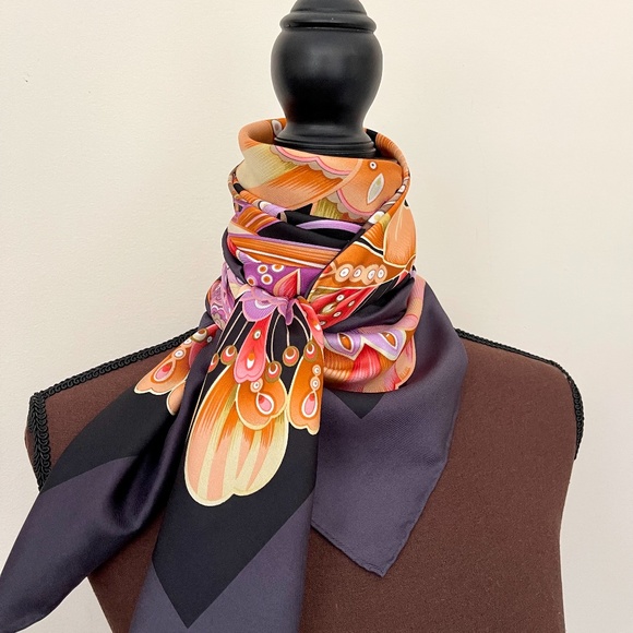 Salvatore Ferragamo Silk Scarf - Picture 12 of 15